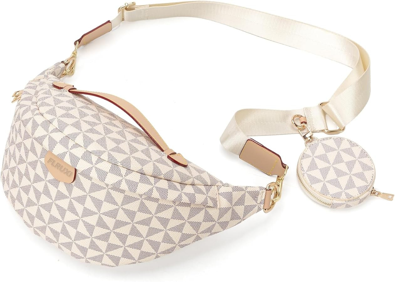 Crossbody Sling Bag Purse for Women,Sling Bag for Women Small Belt Chest Bum Checkered Crossbody bag for Daily Shopping | Amazon (US)