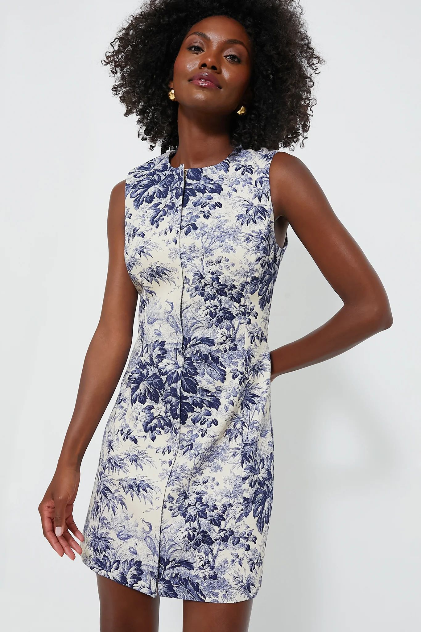 Navy Toile Maison Dress | Tuckernuck (US)