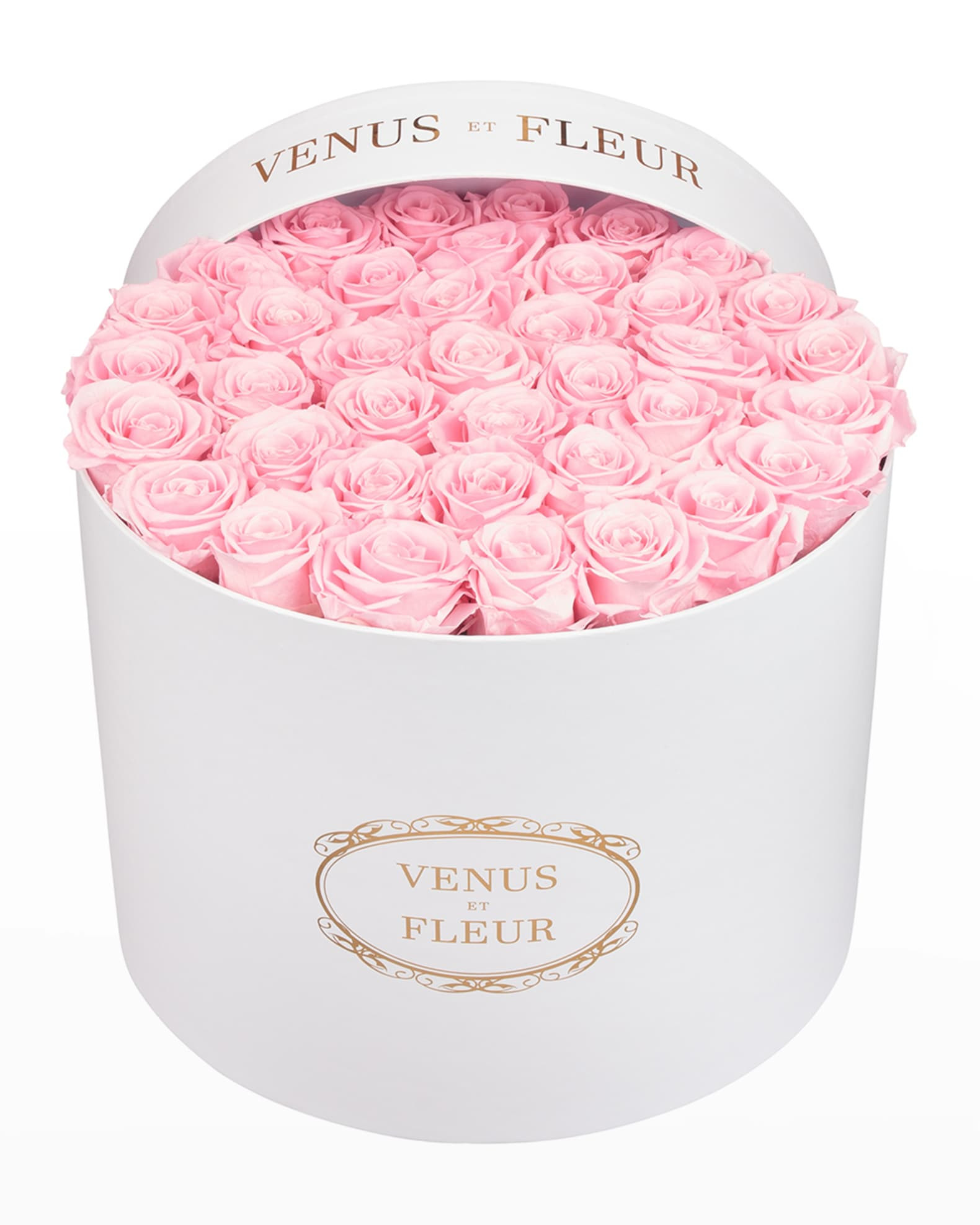 Venus ET Fleur Classic Large Round Rose Box | Neiman Marcus