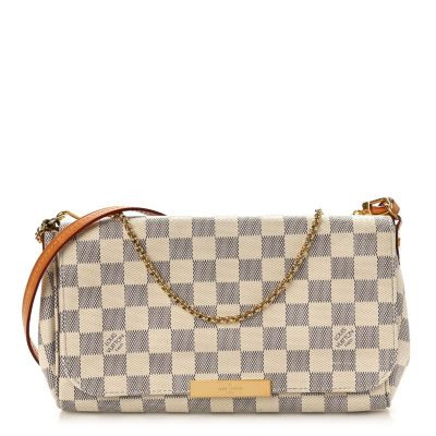 FASHIONPHILE Louis Vuitton Damier Azur Favorite MM -FINAL SALE NO RETURNS | Belk