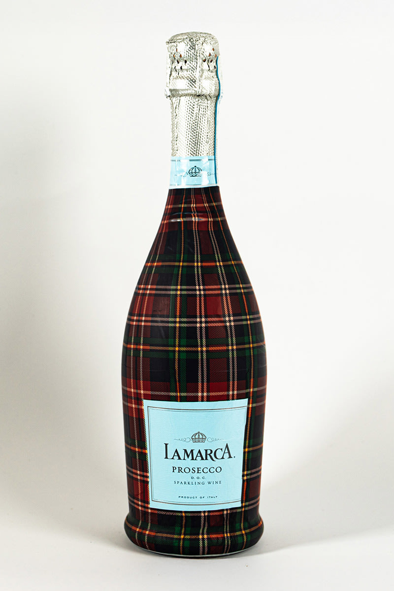 Beau Bottles Plaid Holiday La Marca Edition Bottle Wrap | Francesca's