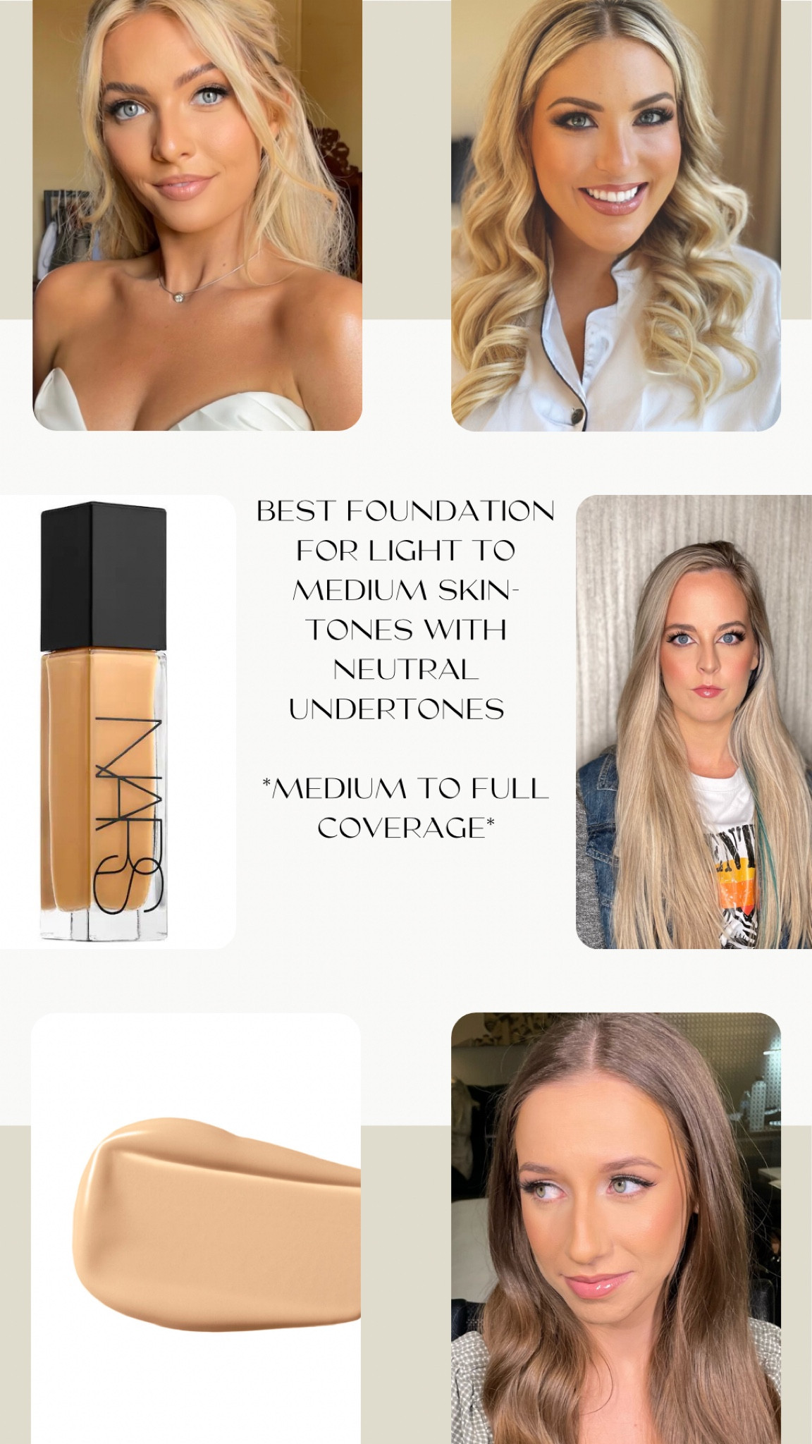 Best foundation with color selection for light to medium skintone with neutral undertones #sephorasale

#LTKbeauty #LTKsalealert #LTKBeautySale