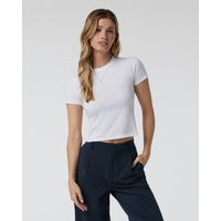 Vuori Feather Baby T-Shirt | White | Small | Vuori Clothing (US & Canada)