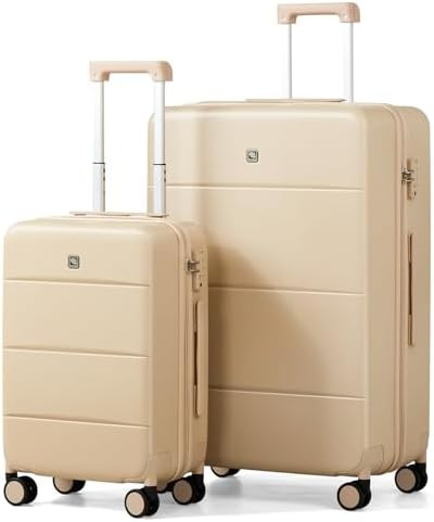 Hanke Luggage Sets 2 Piece with Spinner Wheels, 20/28 Inch Hard Shell Suitcases Set TSA Approved ... | Amazon (US)