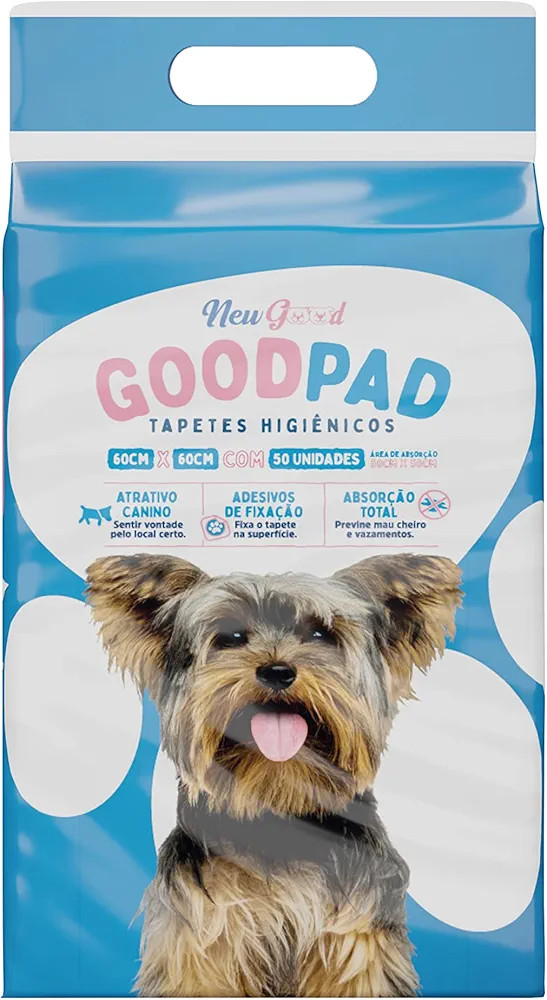 Good Pet Tapete Higiênico Good Pad Para Cães 60Cmx60Cm 50 Unidades Embalagem Pode Variar | Amazon (BR)