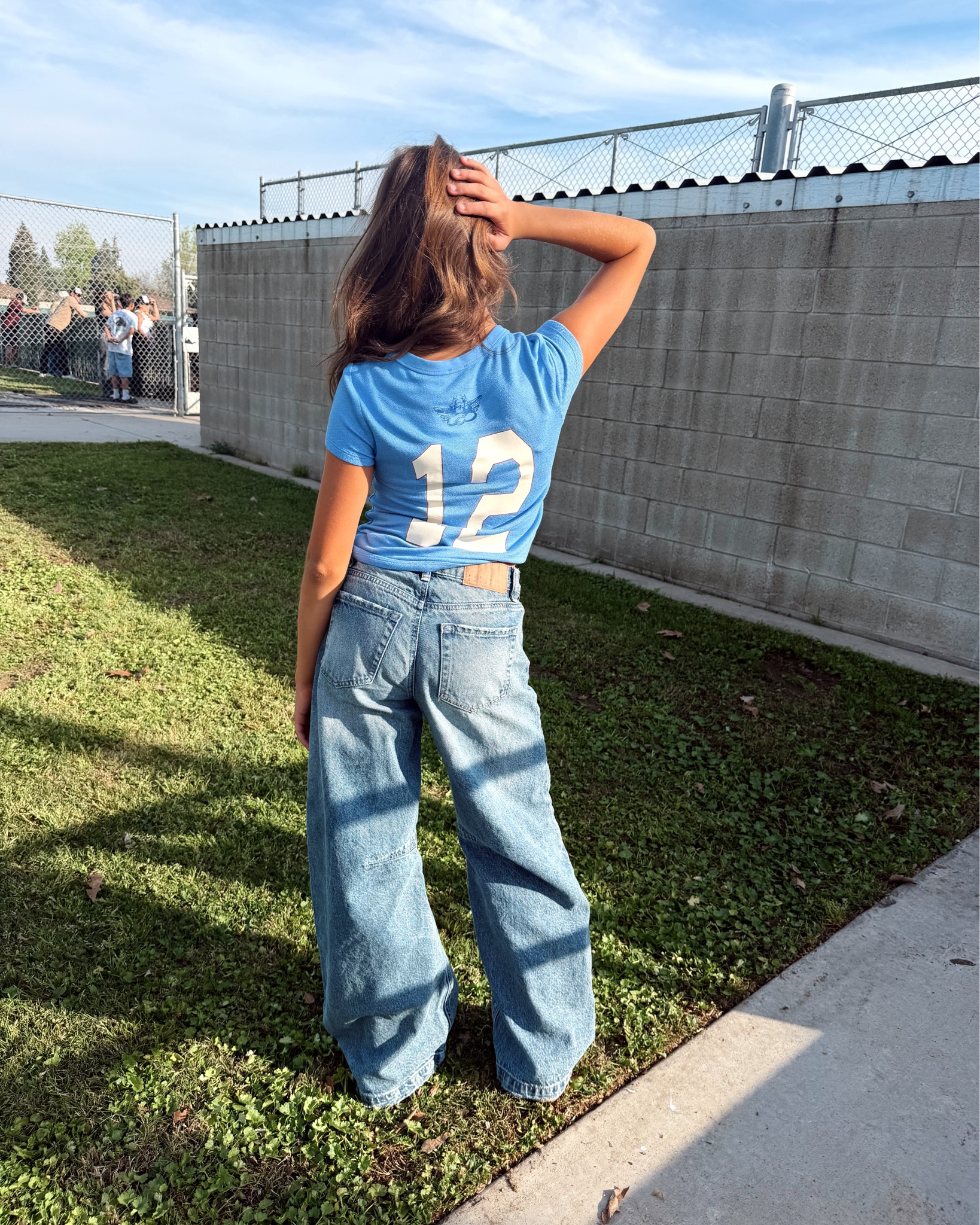 jeans are on sale and an extra 10% off when purchased through like to know it. she is wearing the women’s size 22, cutest fit! 

#LTKdayinmylife #LTKootd #LTKSaleAlert