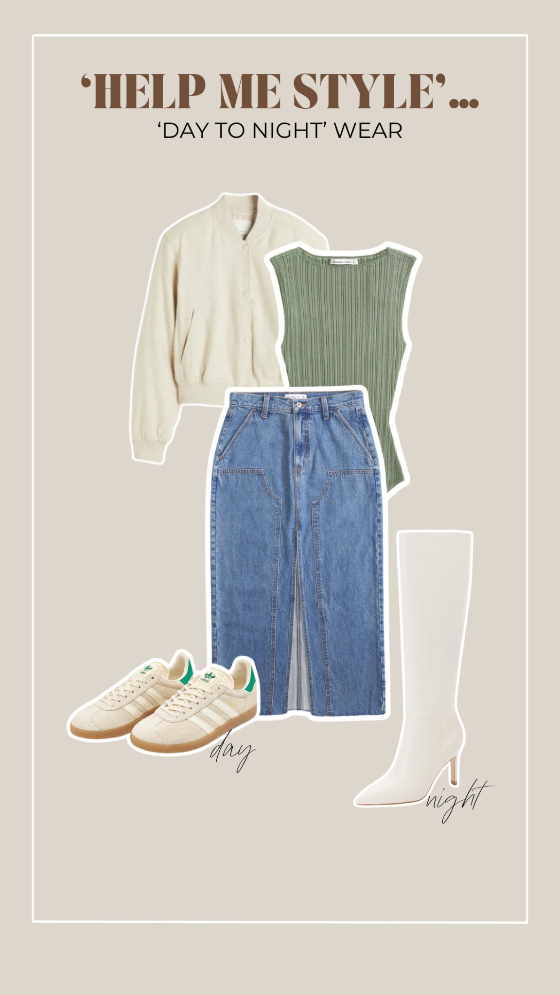 Day to night outfit inspo- sneakers during the day for comfort and boots at night to dress it up!

#LTKstyletip #LTKfindsunder100 #LTKworkwear