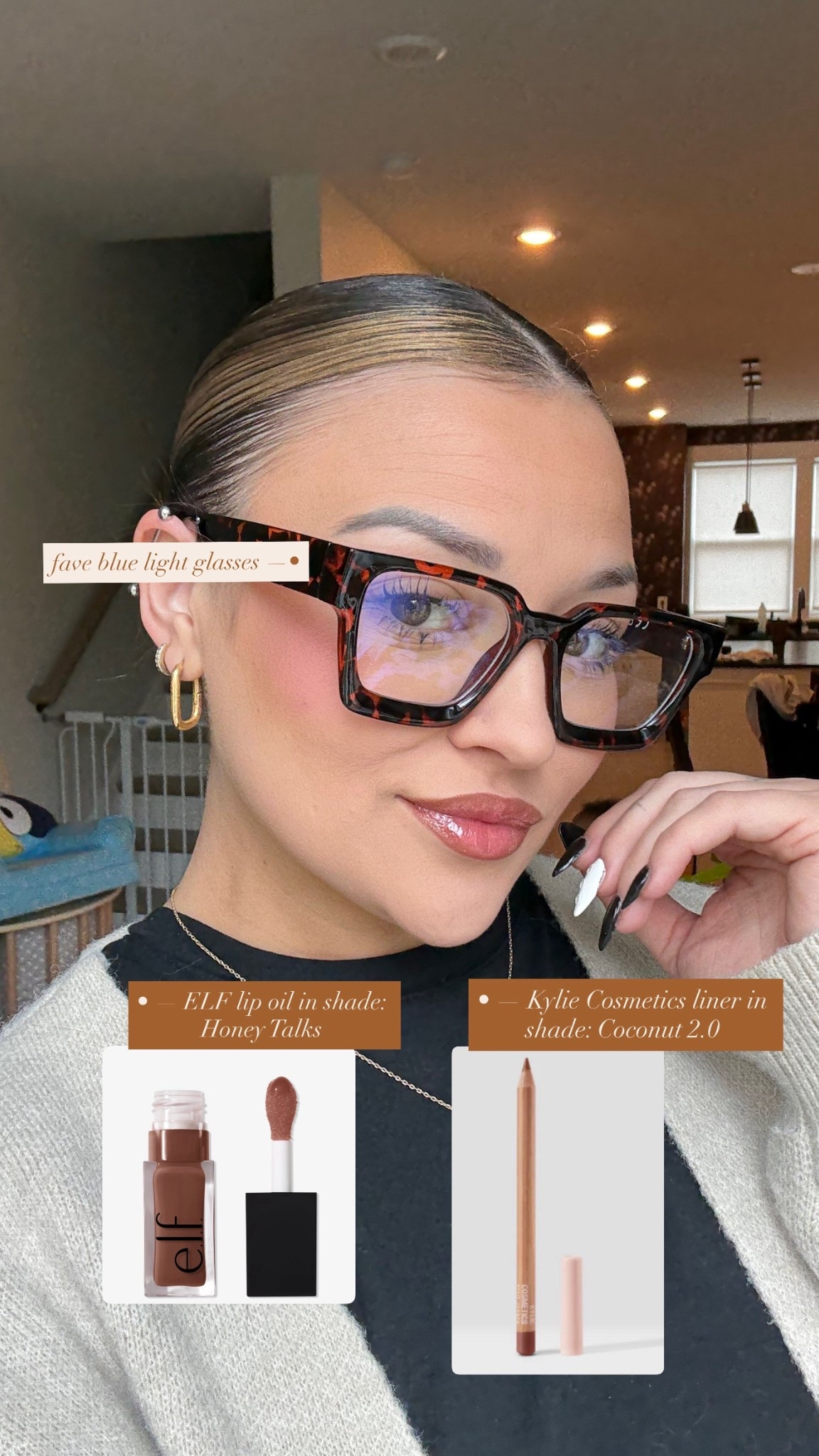 Favorite blue light glasses from Amazon that I wear literally every day! Also, loving this lip combo lately! 

#LTKBeauty