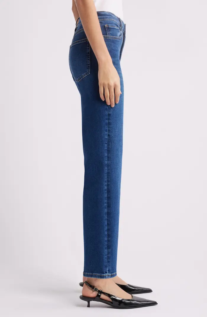 FRAME Le Sleek High Waist Ankle Straight Leg Jeans | Nordstrom | Nordstrom