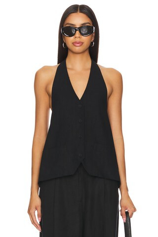 LIONESS Hills Halter Top in Black from Revolve.com | Revolve Clothing (Global)
