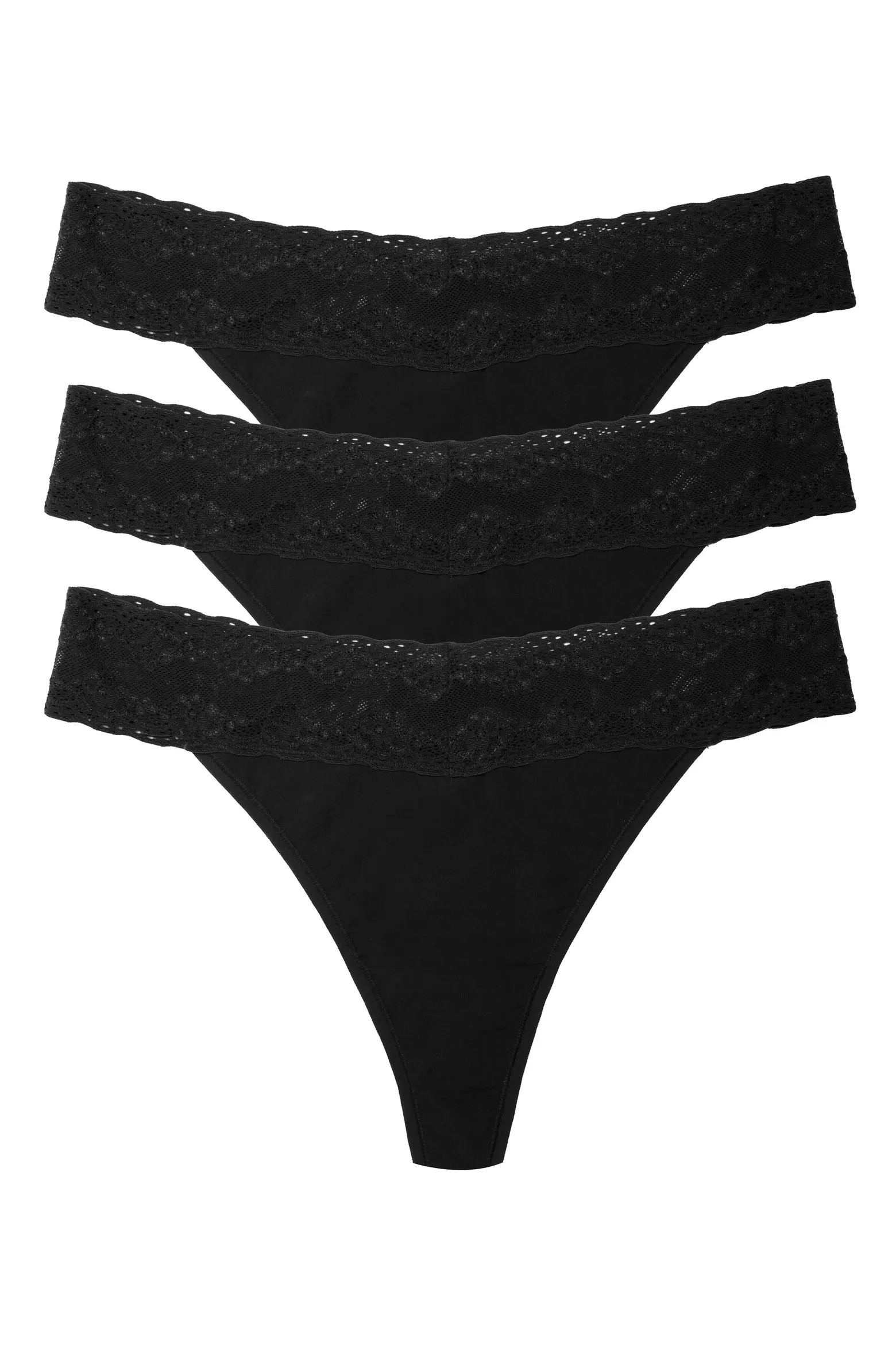 Natori Bliss Perfection One Size Thong 3-Pack (Women) | Nordstrom | Nordstrom