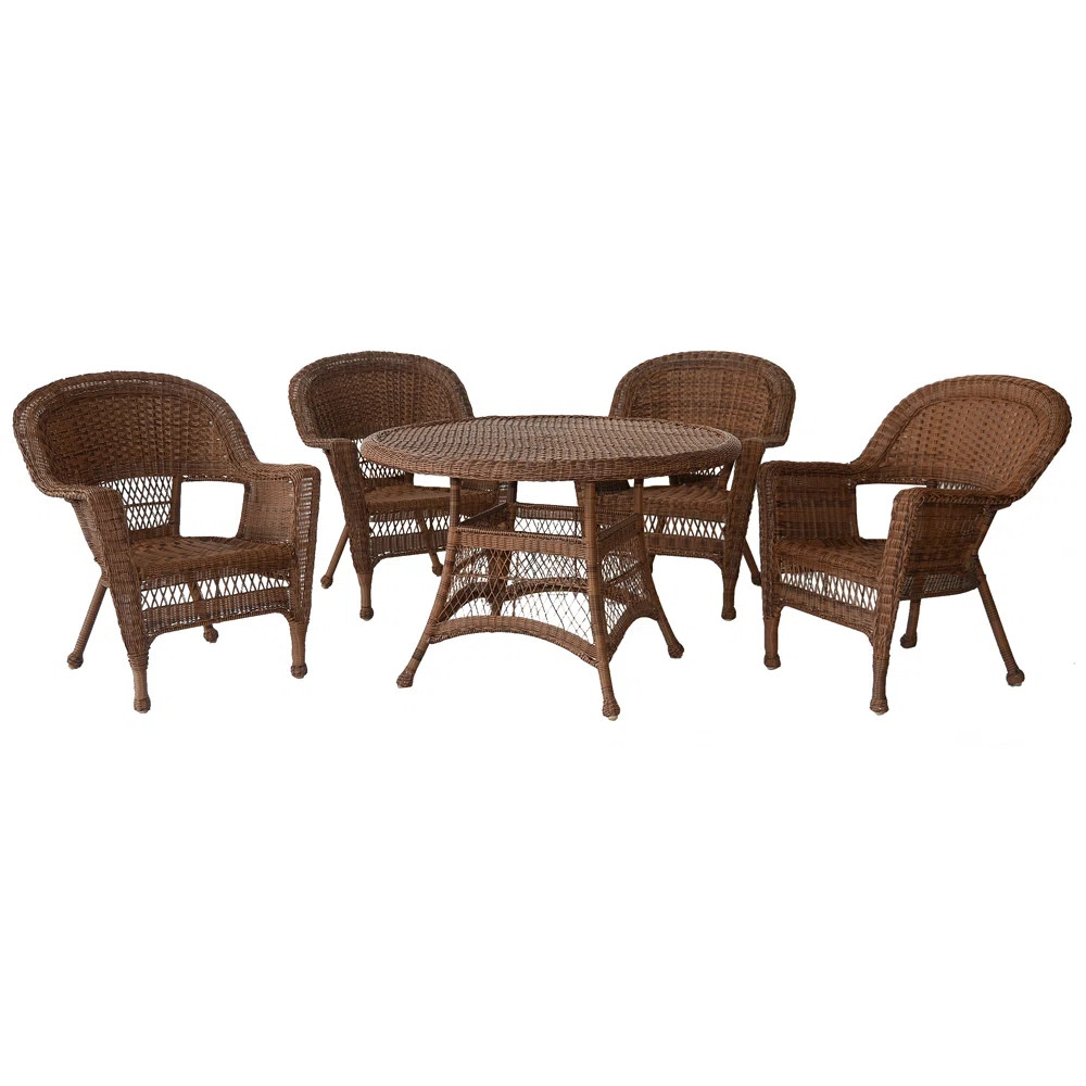 4 - Person Round Outdoor Dining Set | Wayfair North America