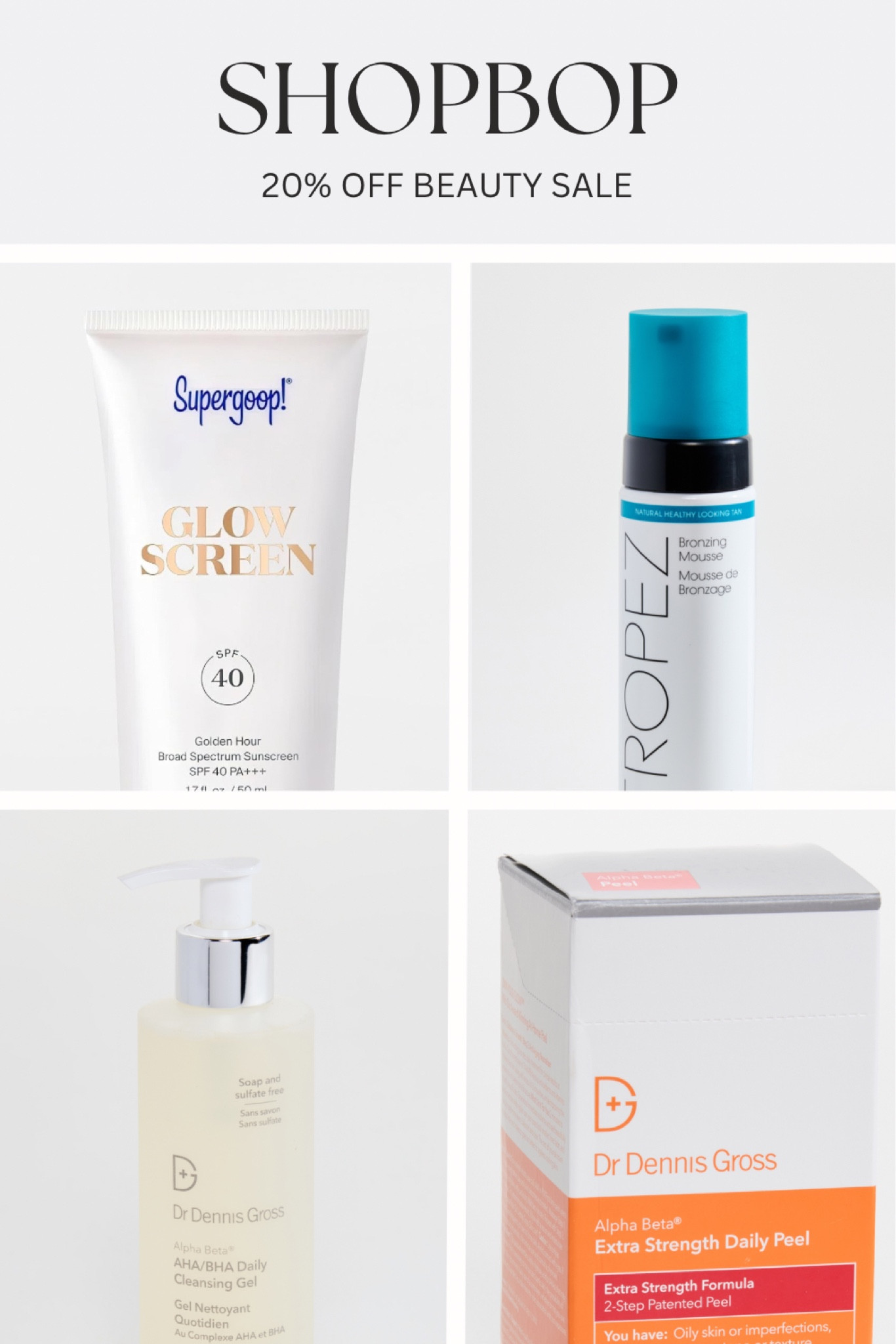 I’m always stocked up on these four beauty products. Currently on sale at Shopbop with code BEAUTY20

#LTKSaleAlert #LTKBeauty