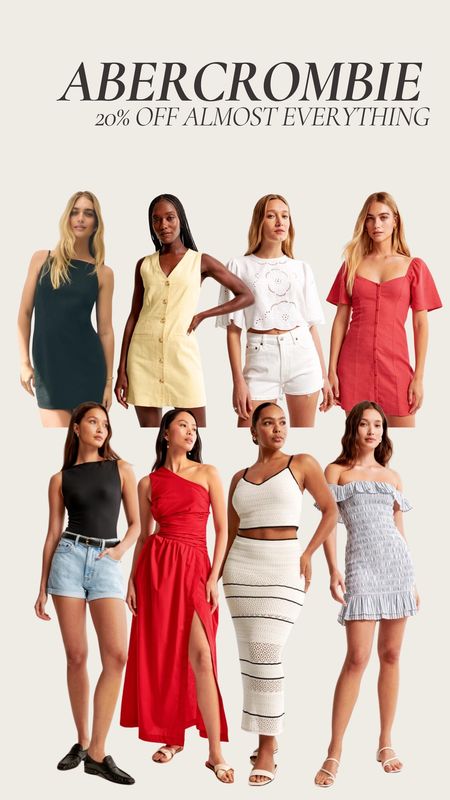 So many cute new, spring dresses and outfits on sale this weekend! Save 20%- no code needed. These are some styles I have my eye on! 

Spring outfits, spring dresses, casual style, summer outfits, Memorial Day weekend, Abercrombie sale 

#LTKSaleAlert #LTKFindsUnder50 #LTKStyleTip