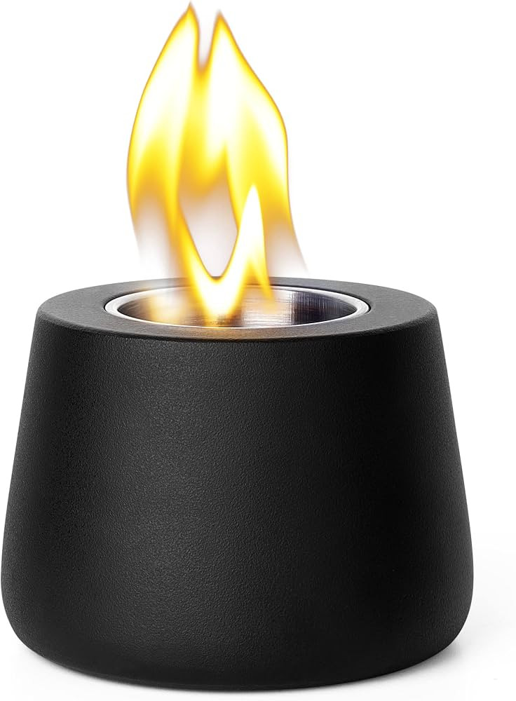 Indoor Tabletop Fire Pit Bowl - Portable Personal Table Top Small Mini Rubbing Alcohol Round Cast... | Amazon (US)