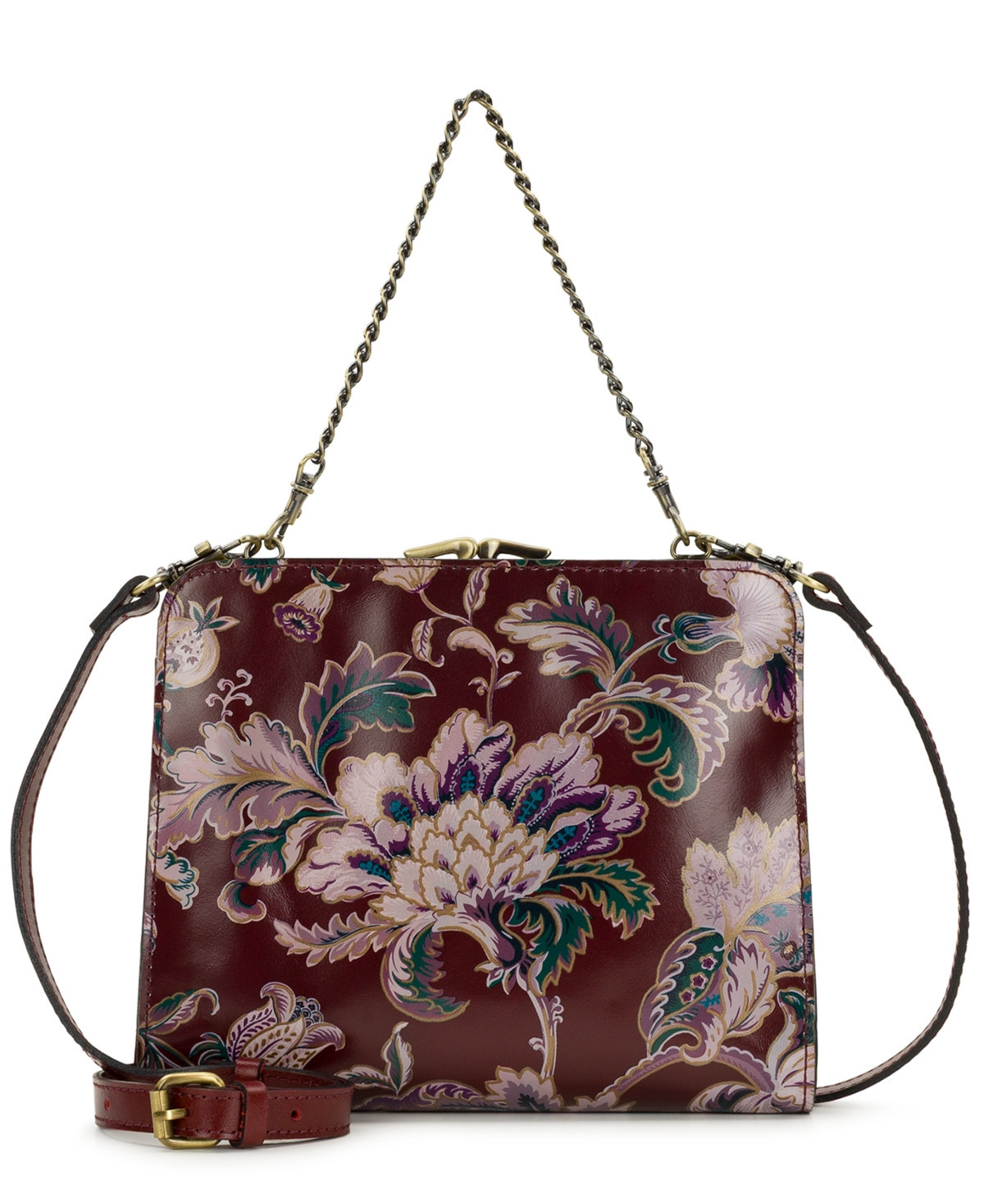 Patricia Nash Women's Evangeline Frame Small Crossbody Handbag - European Floral Tapestry | Macy's
