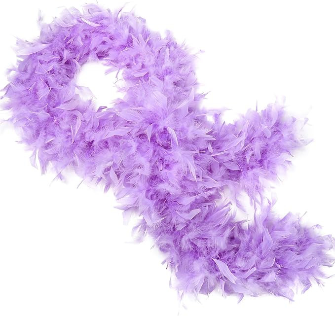 THARAHT 19 Color- 40/60g 2Yard Chandelle Feather Boa Dancing Wedding Party Halloween Costume Deco... | Amazon (US)