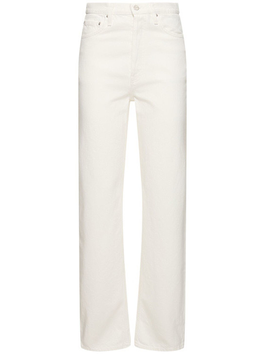 Classic high rise straight denim jeans | Luisaviaroma