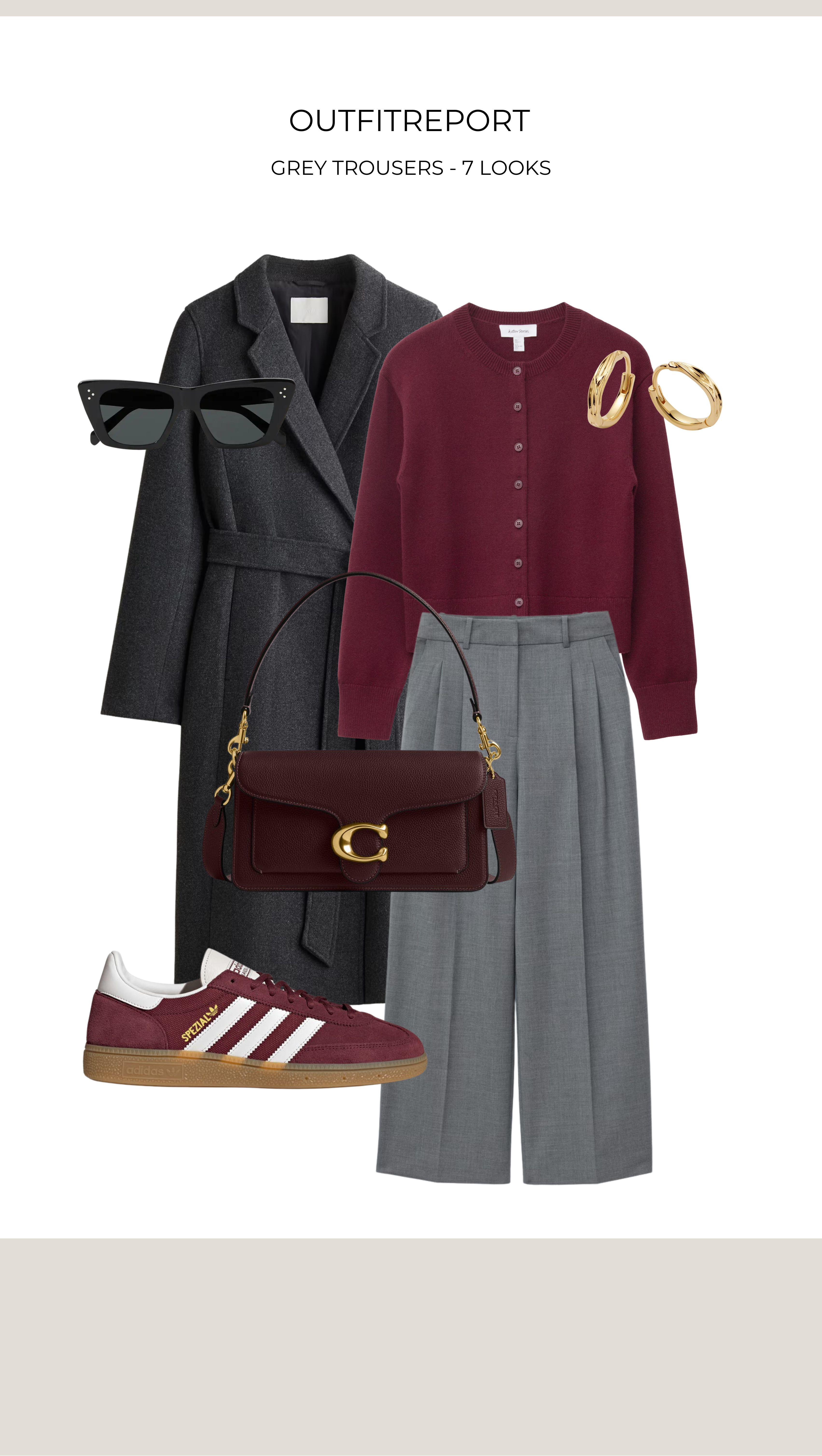 Autumn outfit grey trousers adidas sneakers 

#LTKautumn #LTKwinter #LTKeurope
