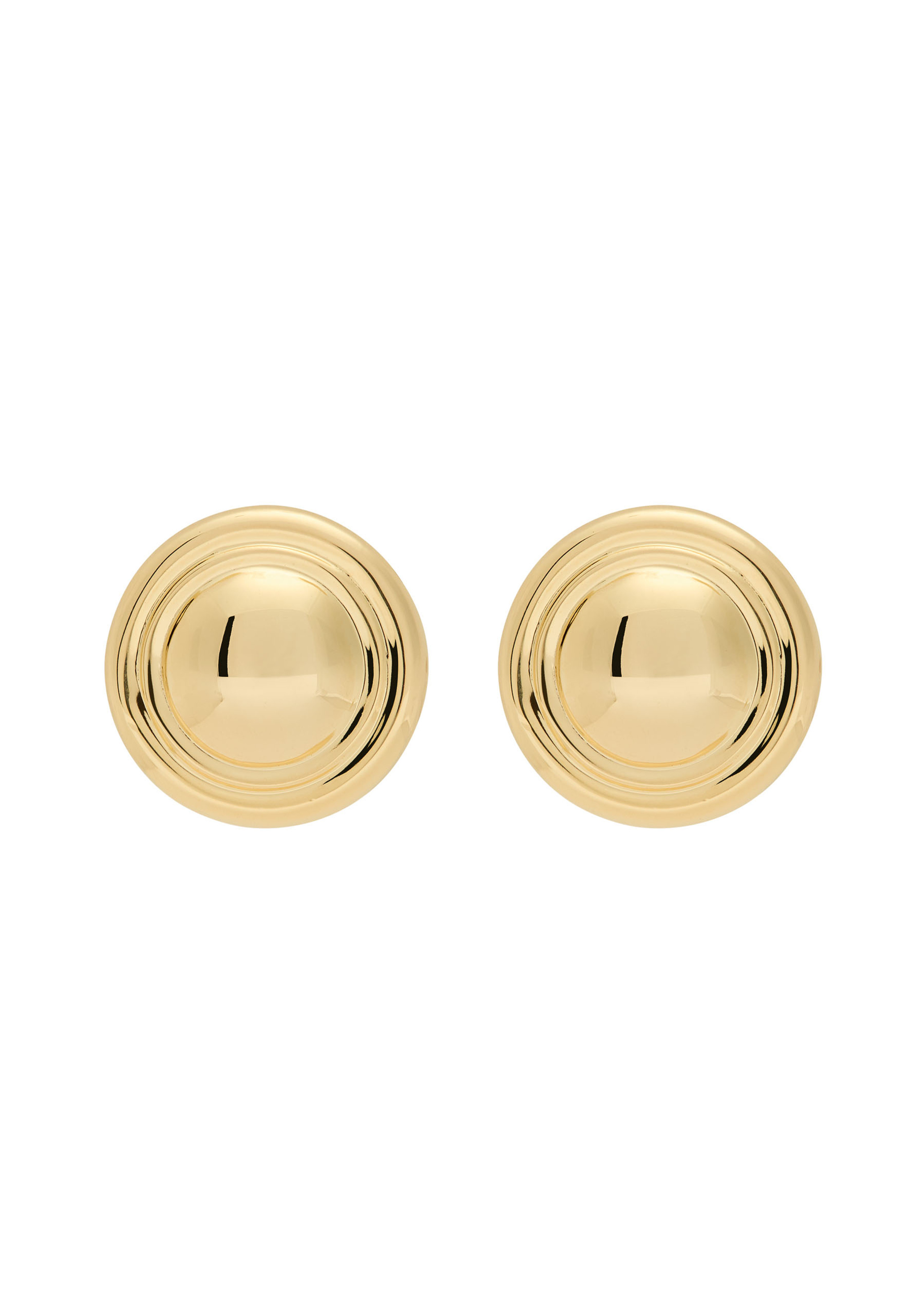 The Eloise 18kt gold-plated stud earrings | Harvey Nichols