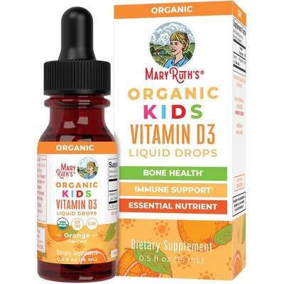 MaryRuth's Organic Kids Vitamin D3 Liquid Drops | Target