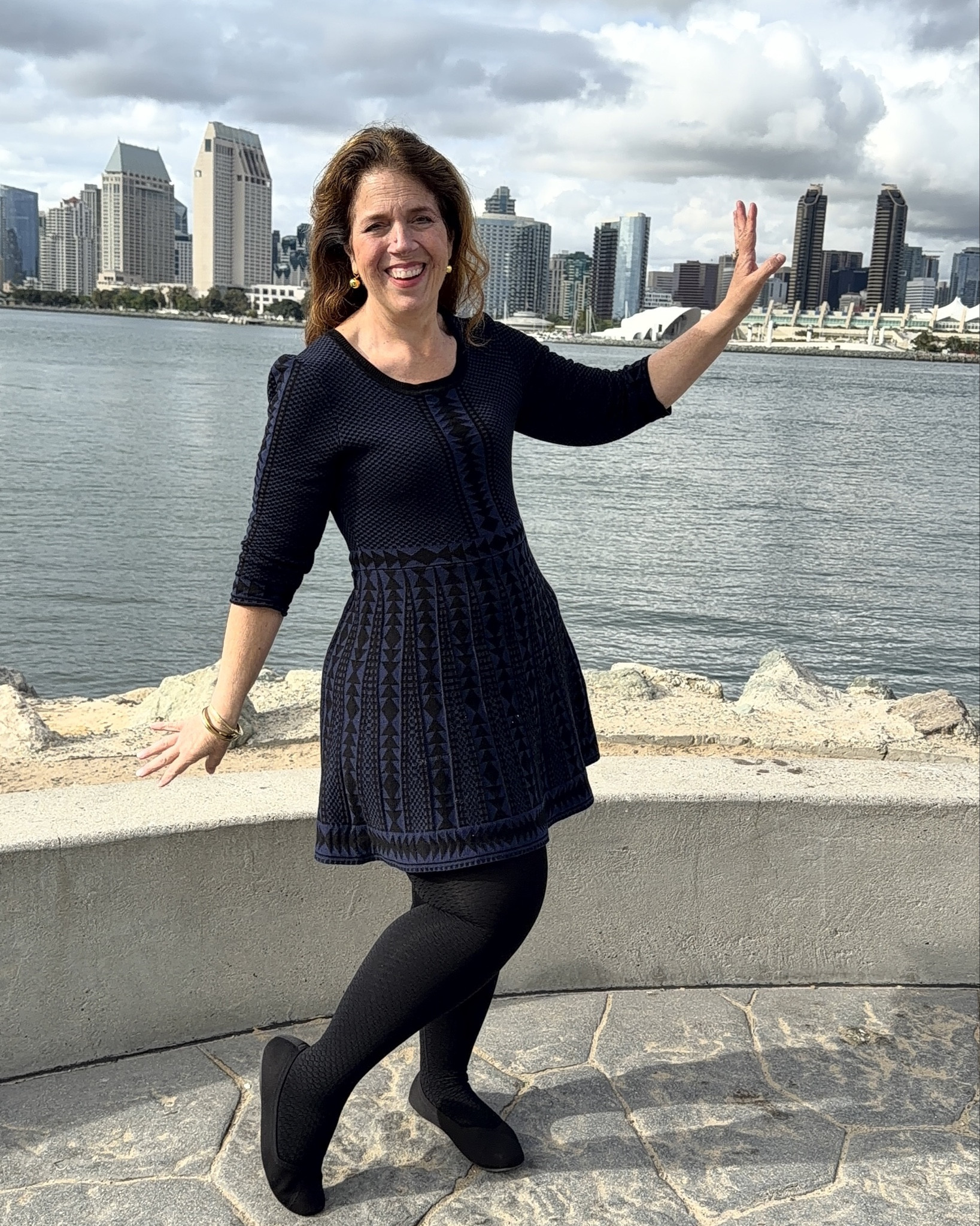 Travel  Day Outfit  ~ Lipedema Edition💜
Style Tip for comfort, support and ease while traveling by car or plane:
A shorter Dress with sleeves
Compression
Slip on shoes
Limited Jewelry 

I always chose a shorter dress in a comfy material with sleeves so I can stay warm and not have it touch the ground during bathroom trips. (Trips to the bathroom, too many layers and pat downs by airport security are reasons I choose dresses instead of pants when traveling.) I wear 15-20mmhz type medical grade compression to have just enough compression but not too much to keep swelling at bay. Shoes are always slip one flats so I can navigate my route easily and take off my shoes quickly if necessary.
Limited jewelry makes it easy to get through security, as well.

Where are my traveling Gals? What’s your go to travel outfit, ladies?
travel outfits

#LTKOver40 #LTKootd #LTKMidsize