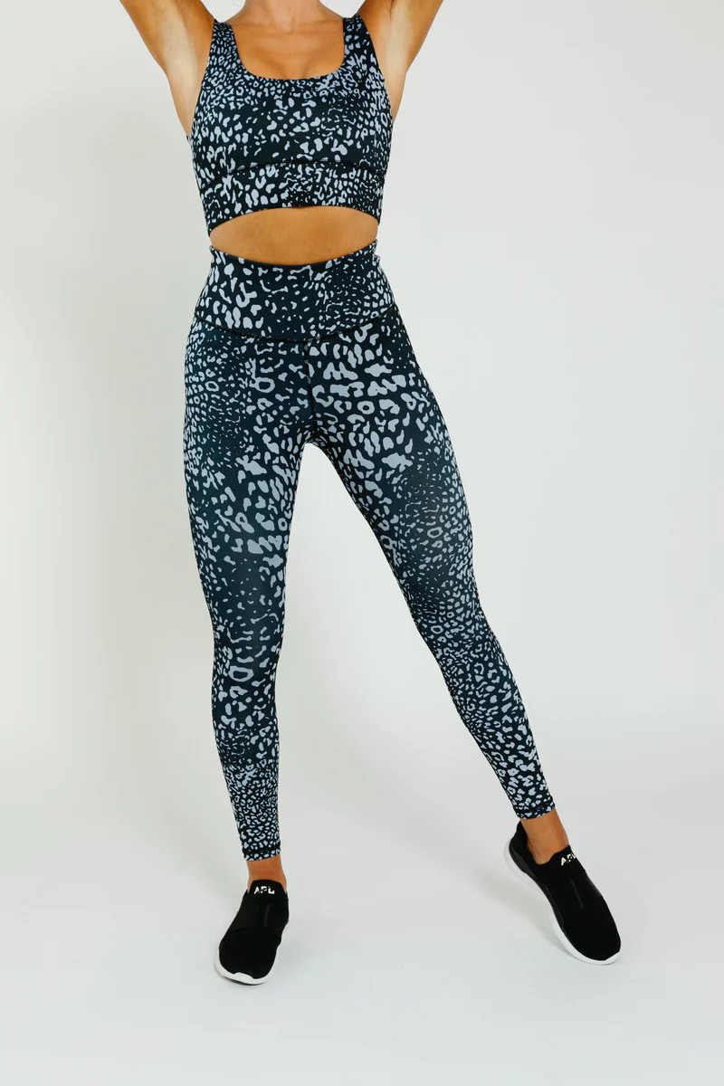 Active Legging - Cashmere Blue Black | IVL COLLECTIVE