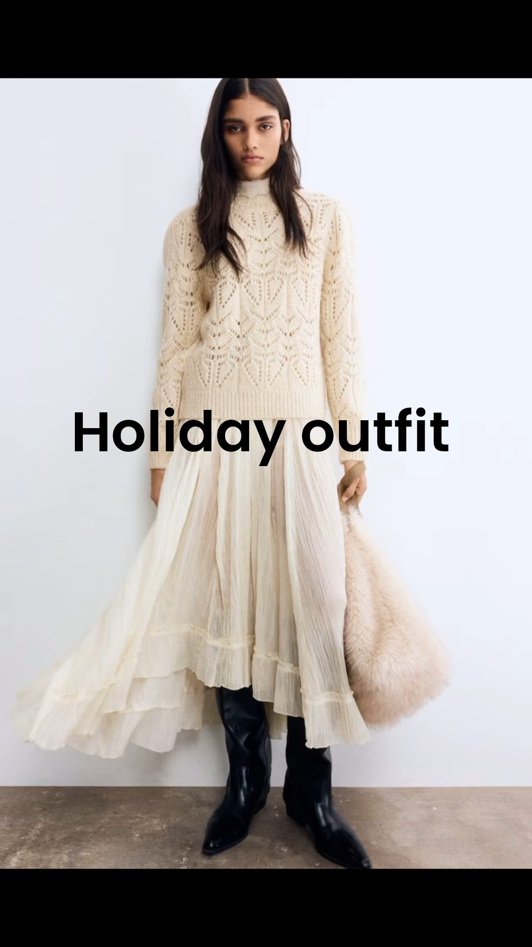 Winter holiday party outfit sheer shirt sweater #holiday #party #outfit #style #fashion #nyc #sale 

#LTKOver40 #LTKootd #LTKHoliday