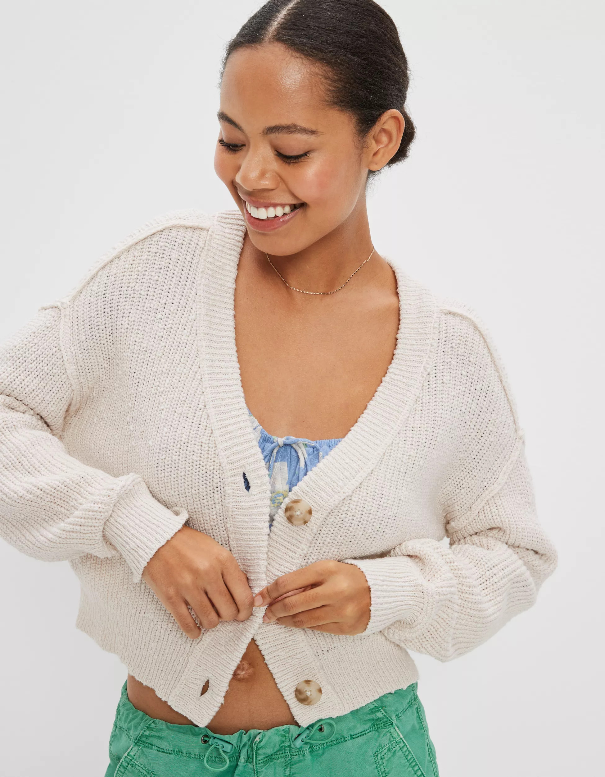 AE Cropped Cardigan | American Eagle Outfitters (US & CA)