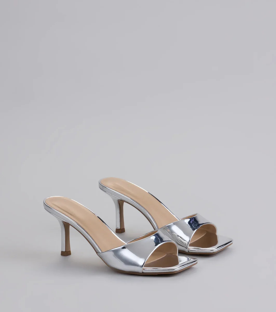 Glam Stunner Stiletto Mules | Windsor Stores