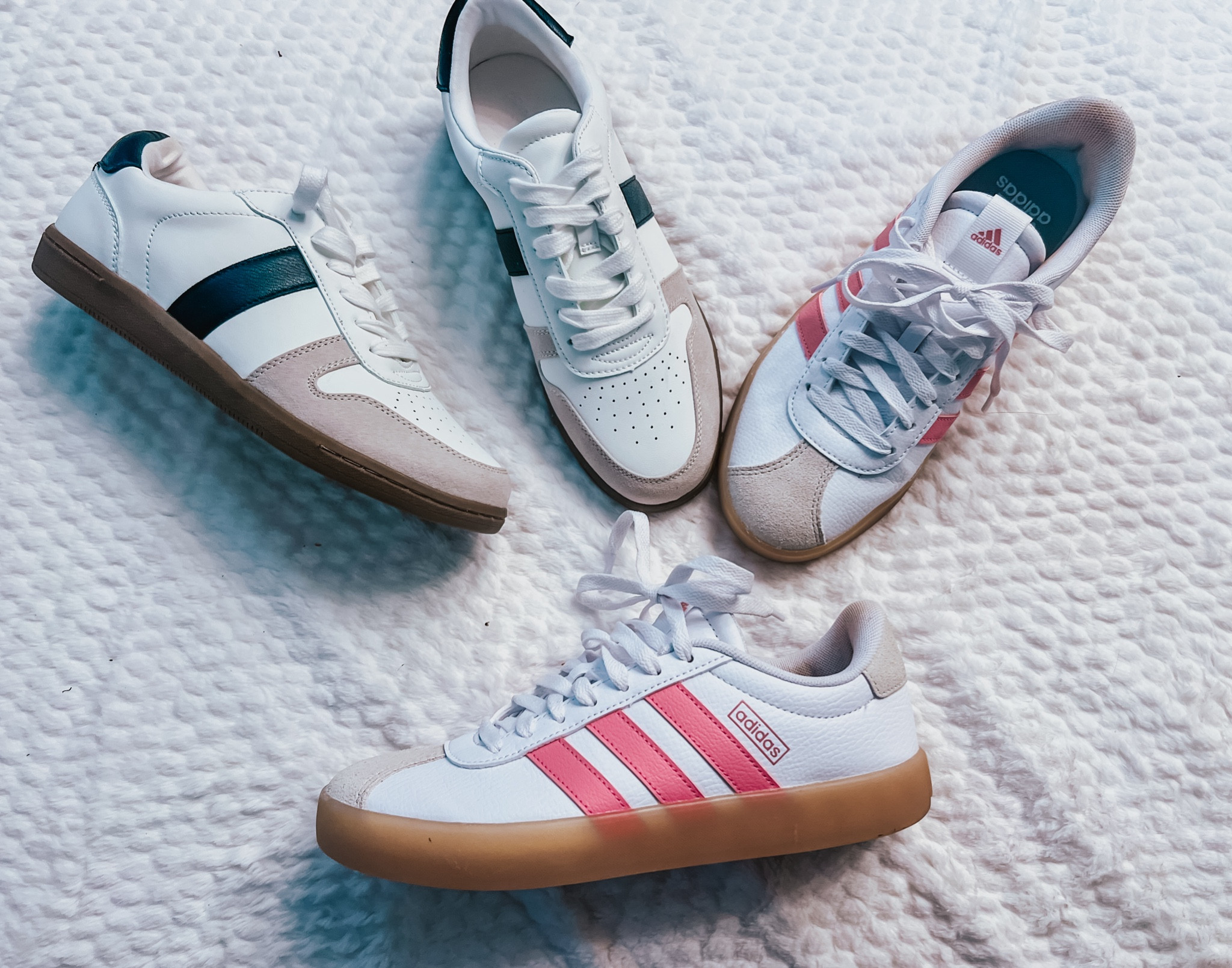 Current sneaker obsessions.
Both of these adorable pairs of sneaks are SO comfy and so adorable. Both have a retro/vintage feel. I love that. One pair is from Adidas, the other is from Target. Both run true to size.
Sneakers, Adidas, Samba, Gazelle, Target finds, splurge , save, summer, shoes

#LTKFindsUnder100 #LTKFindsUnder50 #LTKShoeCrush