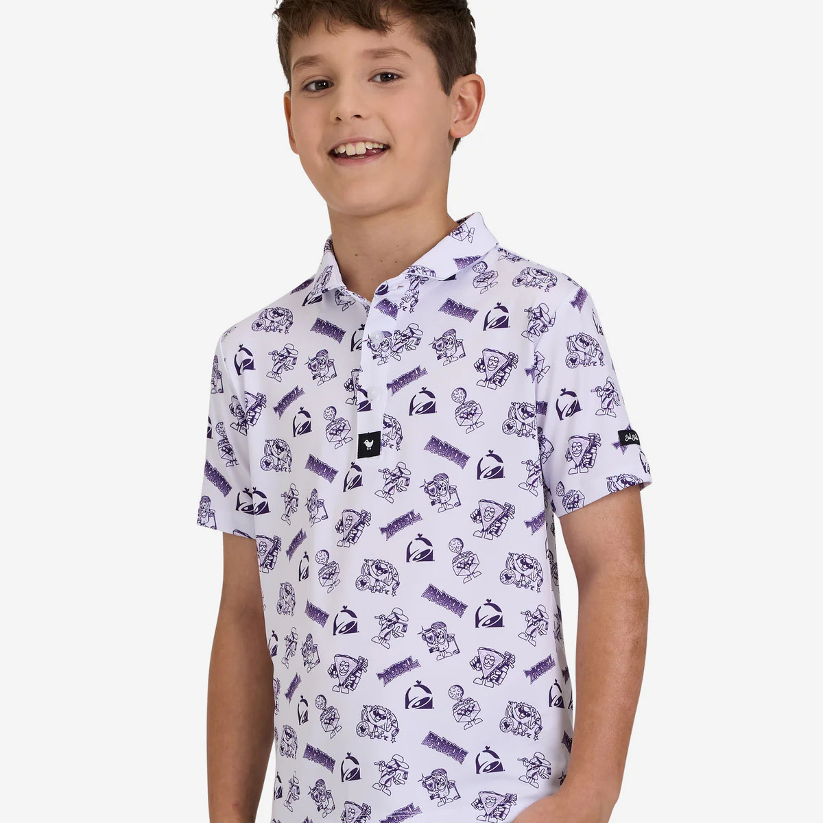Taco Bell Printed Polo - Youth | Bad Birdie Golf
