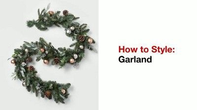 9ft Unlit Pine Artificial Christmas Garland - Wondershop™ | Target