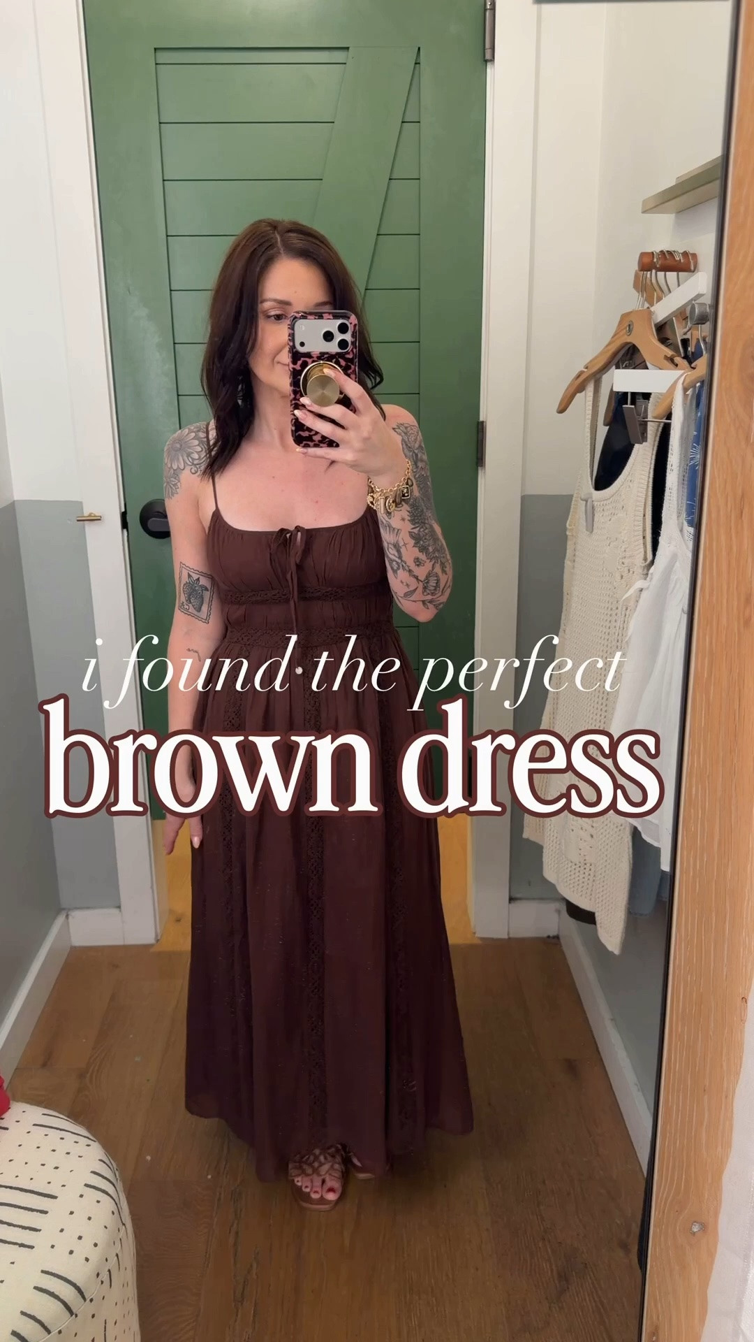 The prettiest brown dress for summer!
Love the crochet lace detail🤎

#LTKPetite #LTKSaleAlert #LTKmomlife
