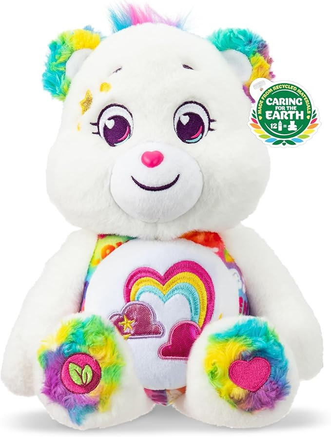 Care Bears Medium Plush - True Friend Bear - Perfect Stuffed Animal Holiday, Birthday Gift, Super... | Amazon (US)