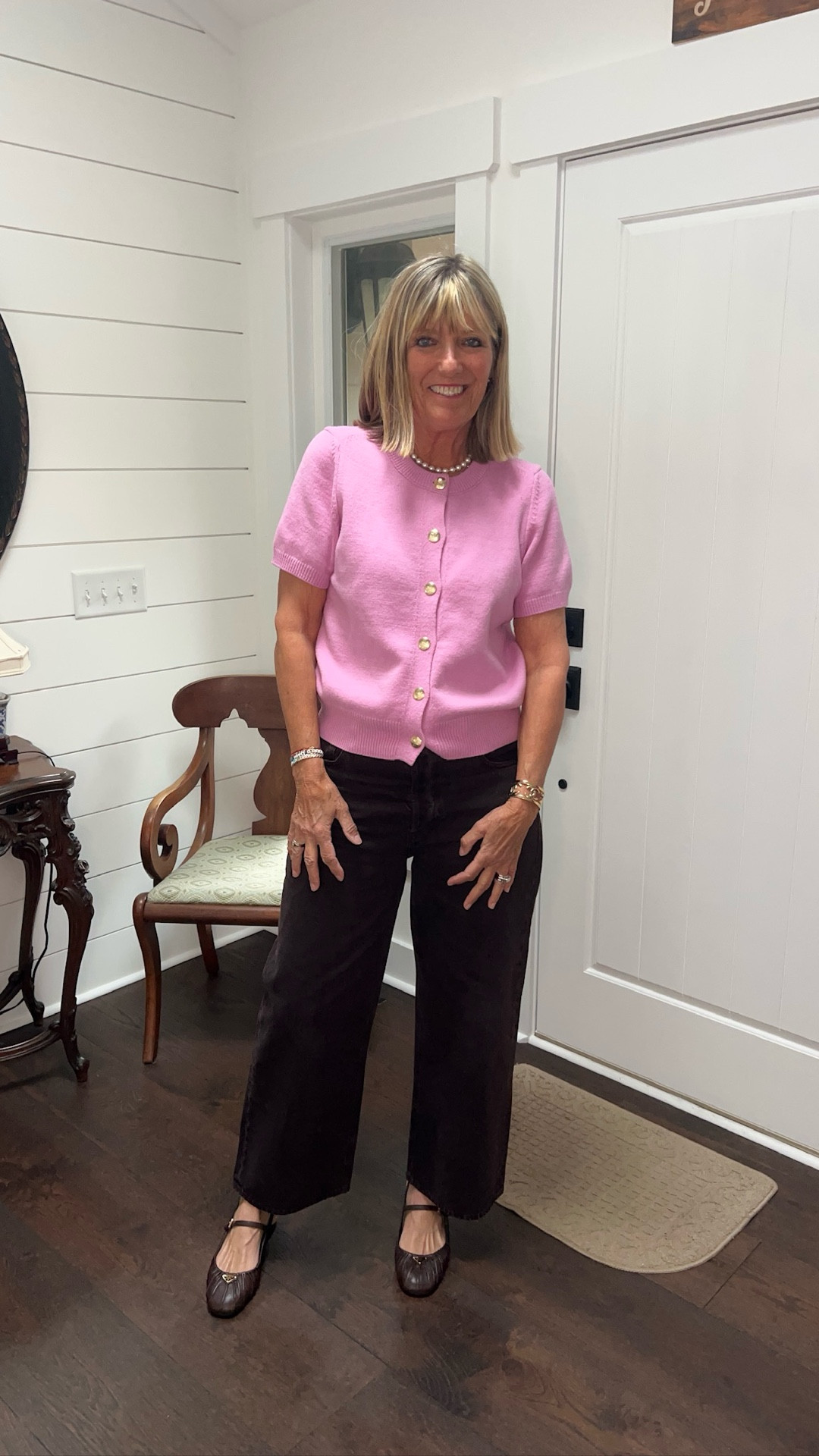 Great find with this short sleeve cardigan! Brilliant color, comfortable and versatile-pairs with many colors!!! 
People have stopped me and have asked where did I get this- 💃🏻

#LTKootd #LTKgrwm #LTKMidsize