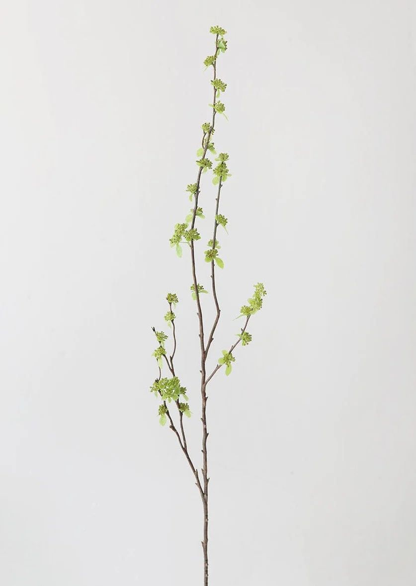 Artificial Branch with Green Buds - 40" | Afloral