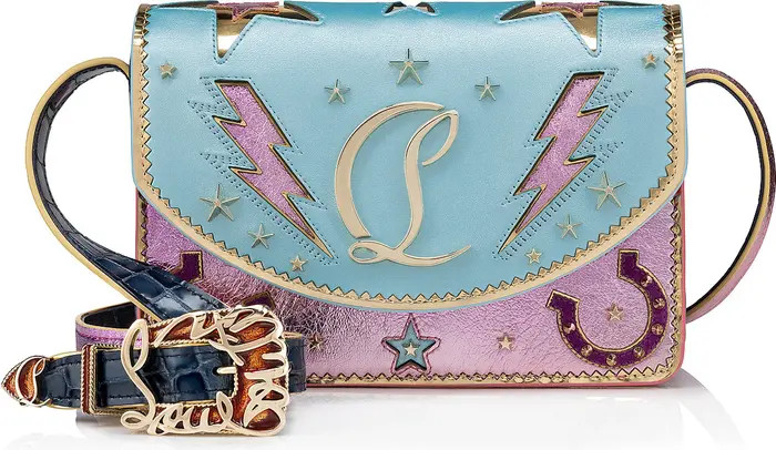 Christian Louboutin Small Loubi54 Giddy Leather Crossbody Bag | Nordstrom | Nordstrom