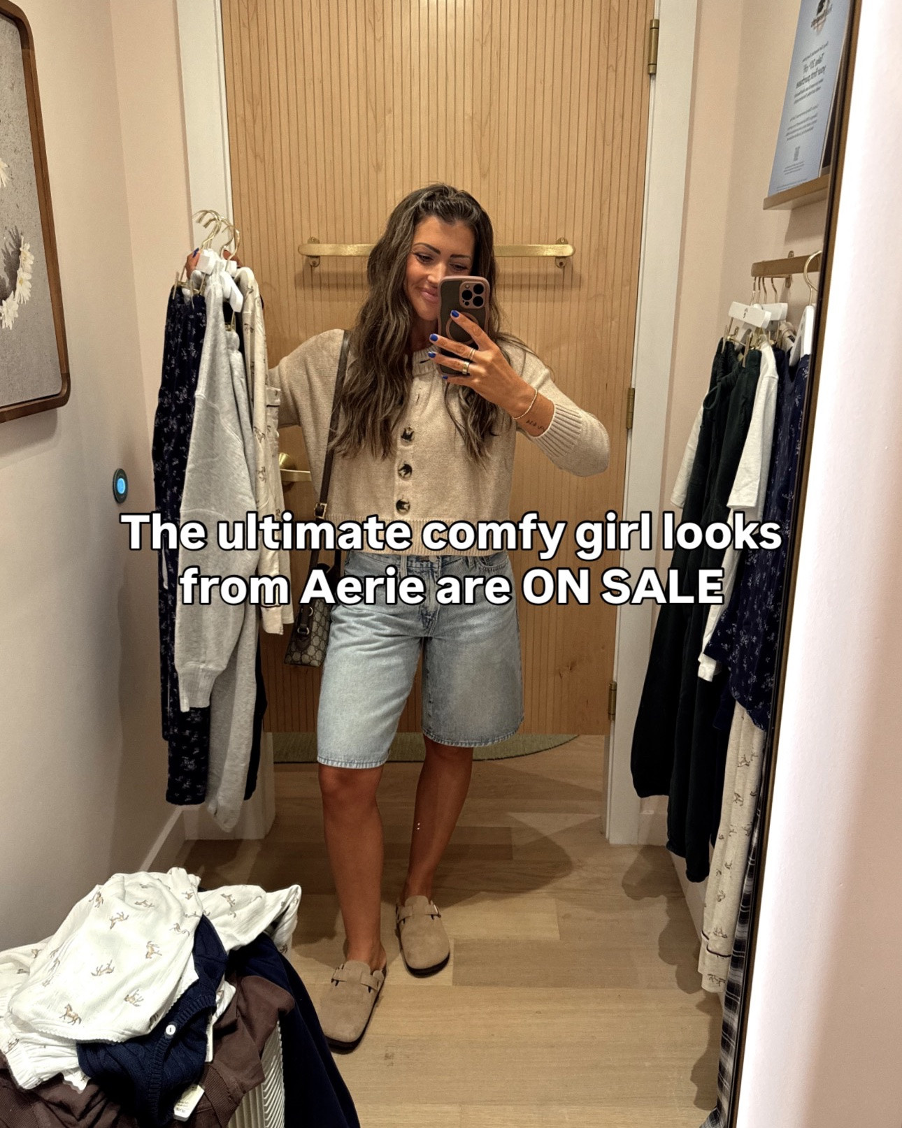I did XS in everything except I got a S in the horse pajama tops (quarter length one and the button down one) for a looser fit for sleeping. 

Aerie 
Comfy outfits
Matching set
Fall break 
Plaid dress
Family photos 
School drop off
Mom outfits 
What to wear
Outfit ideas 
Thanksgiving 
Fall dresses