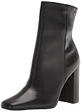Steve Madden Women's Lynden Ankle Boot, Black Leather, 7.5 | Amazon (US)