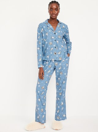 Flannel Pajama Set for Women | Old Navy (US)