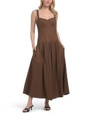 Linen Blend Makenna Dress | TJ Maxx