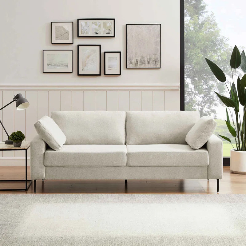 Jeses MINIMORE Modern Style Etta 84.3" Mid-Century Modern Design Sofa | Wayfair North America
