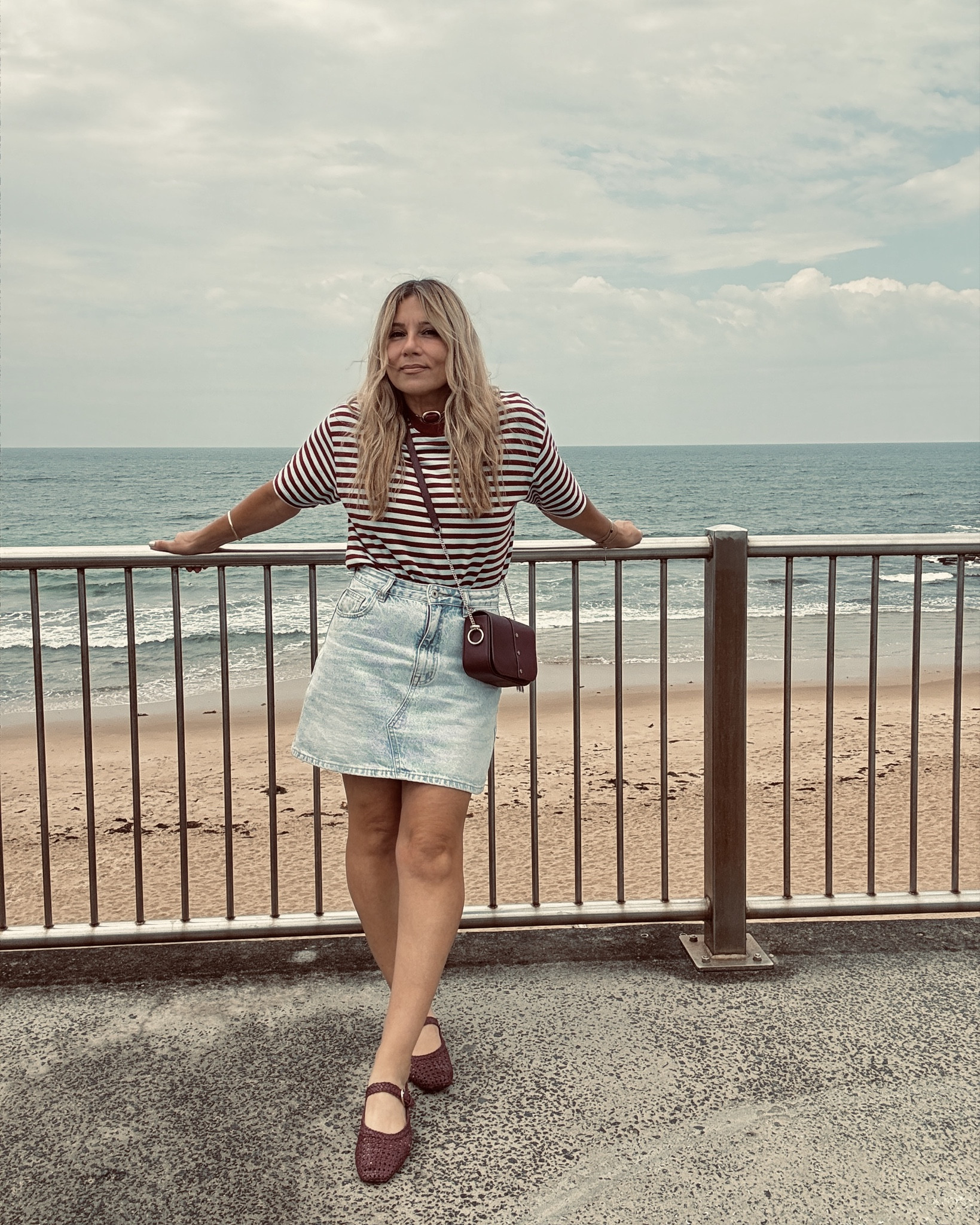 Baby blue and burgundy 🩵