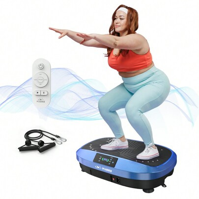 4D Vibration Plate-Triple Motors Oscillation, Linear, Pulsation Vibration Plate Exercise Machine, 30Hz-40Hz Vibration Plate Exercise Machine For Bone | SHEIN