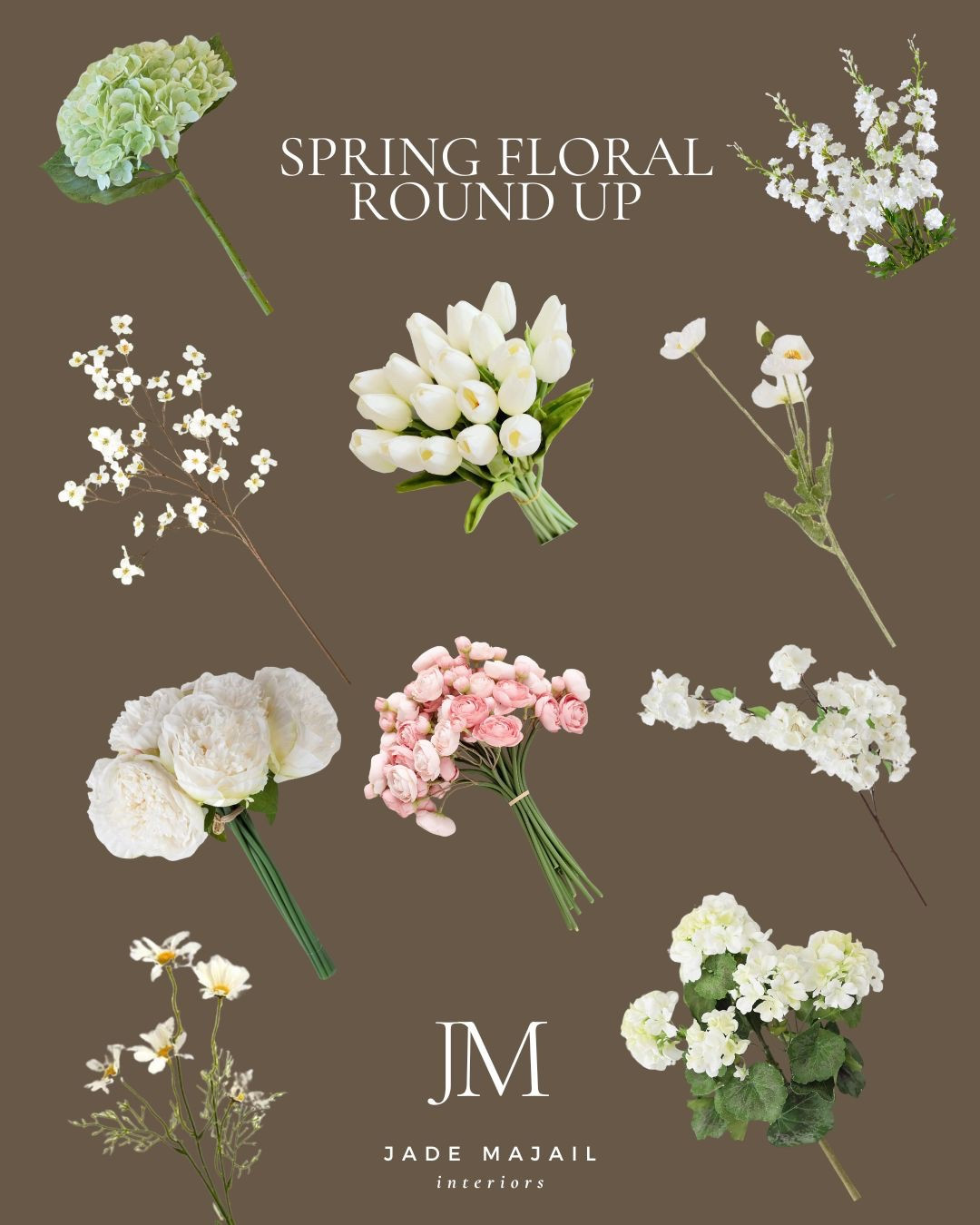 Stunning spring faux florals 🌷

Tulips, hydrangeas, peonies, daisies, cherry blossom, ranunculus 

#LTKHome #LTKFamily