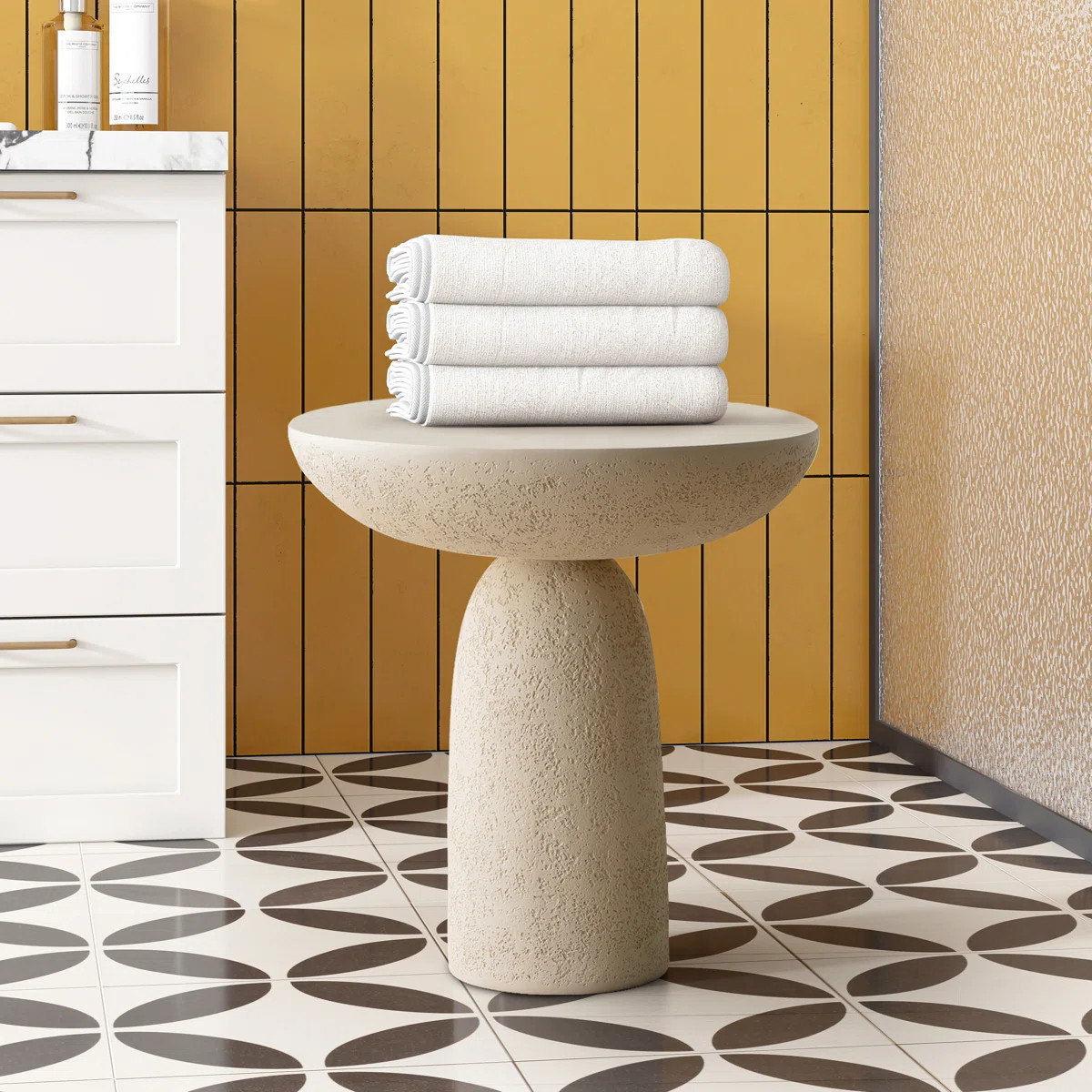 Fiberglass Mushroom-Shaped Accent Table | Wayfair North America