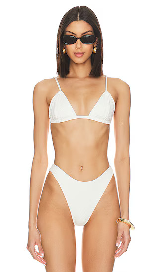 Julian Bikini Top in Off White | Revolve Clothing (Global)