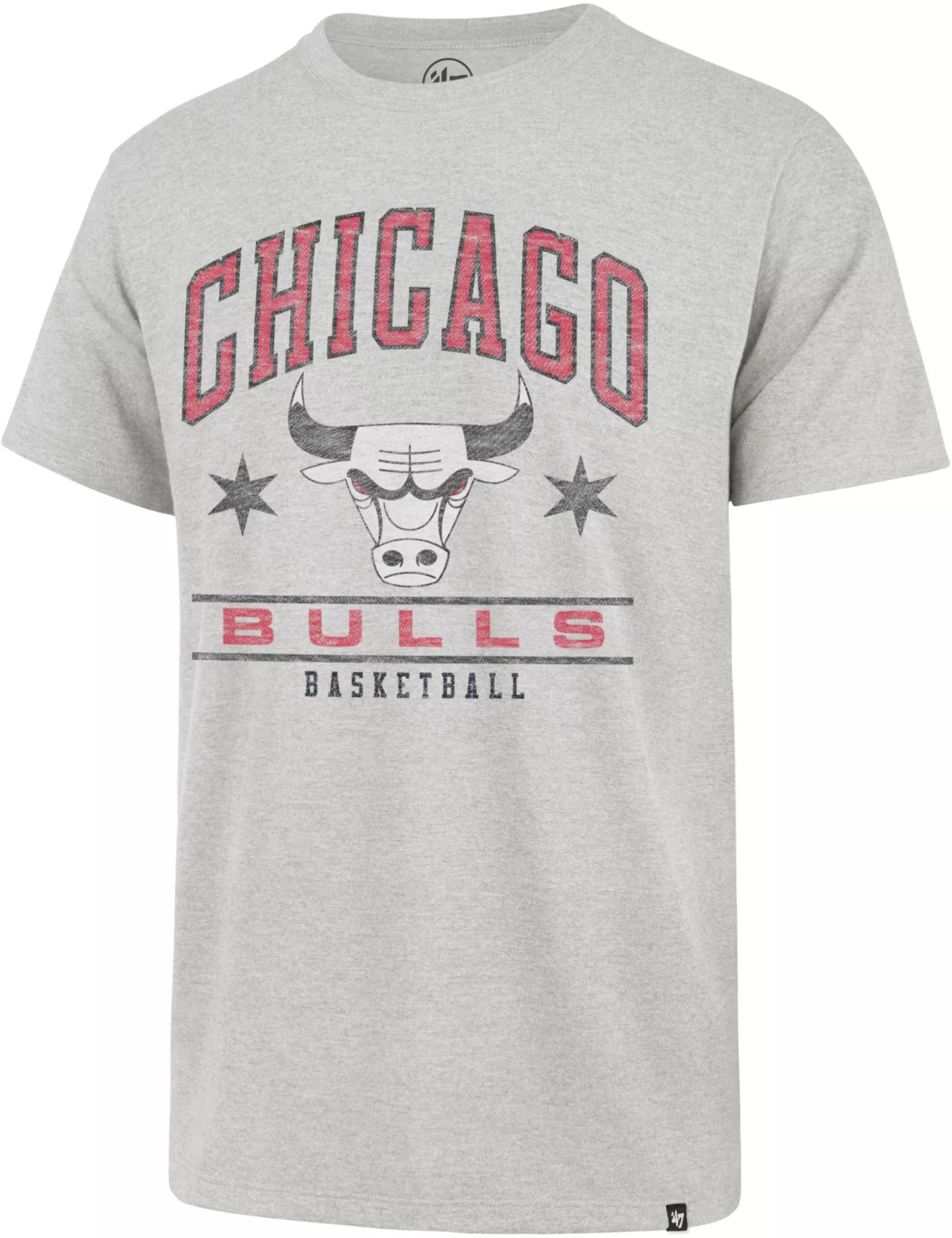 ‘47 Men's Chicago Bulls Grey T-Shirt, Large, Gray | Dick's Sporting Goods