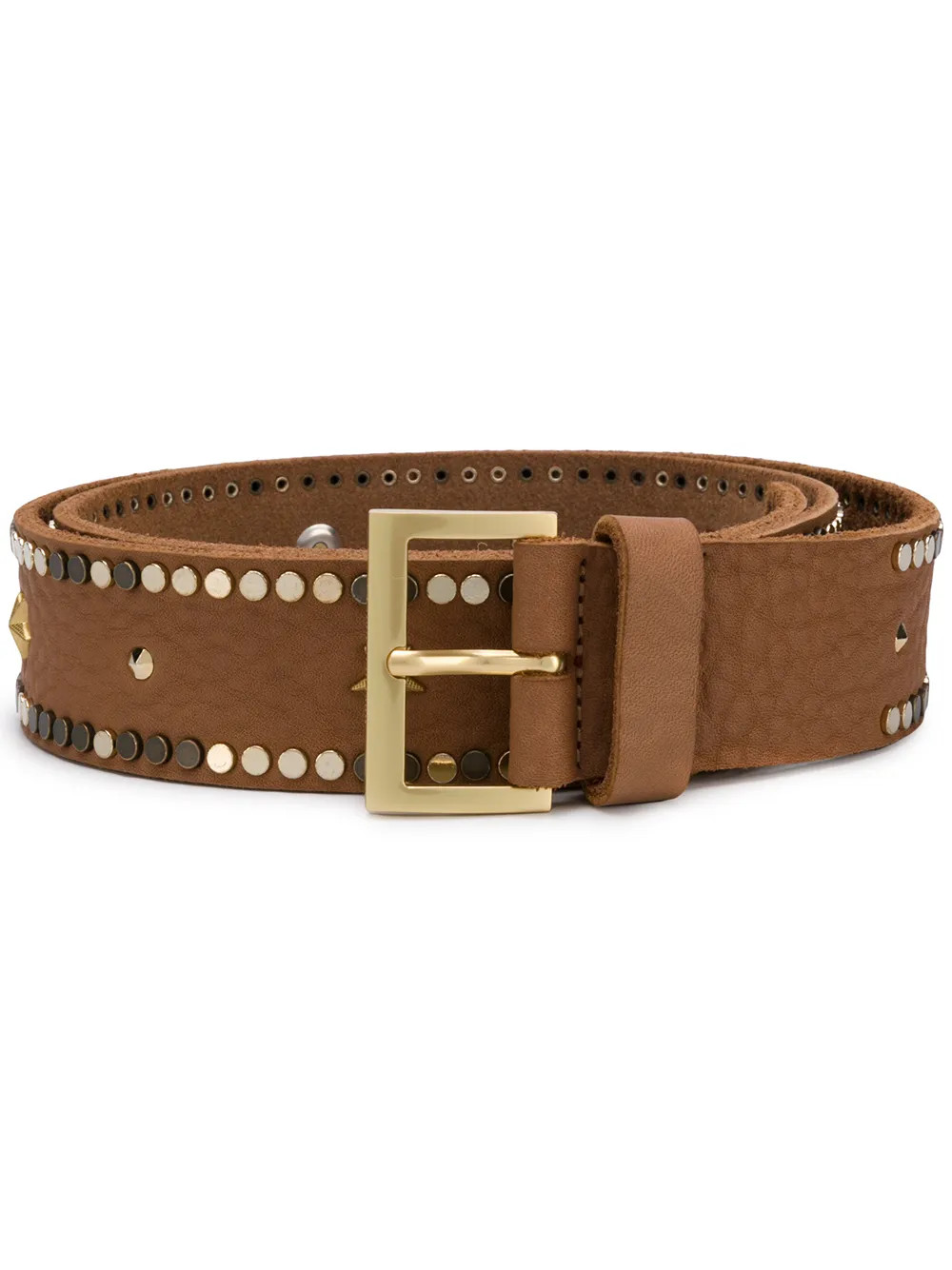 Zadig&Voltaire Studded Belt | Neutrals | FARFETCH ES | Farfetch Global